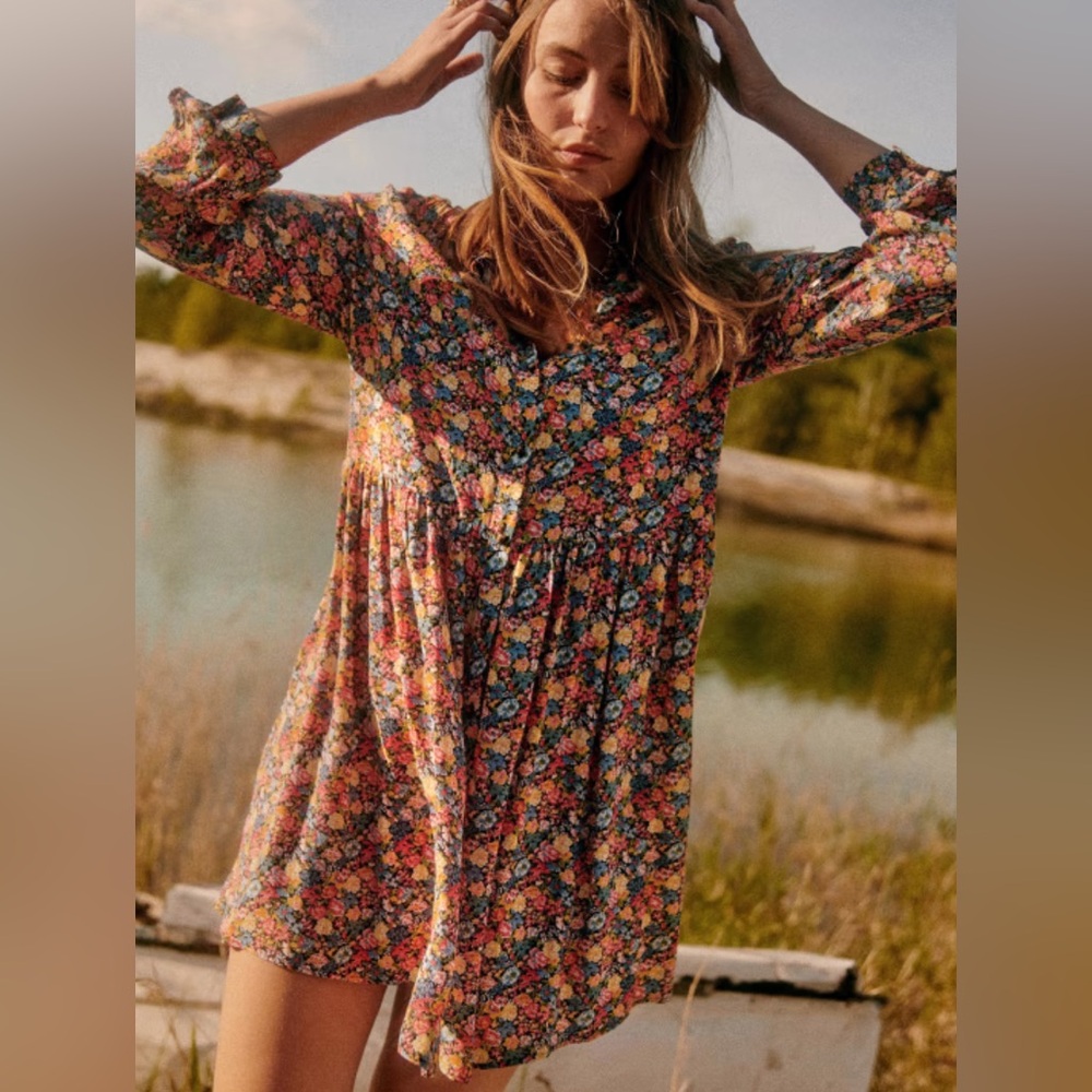 Sezane Leana Ghalia Ecru Dress